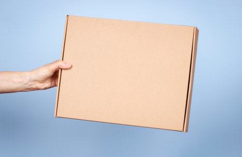 Caja de cartón autoarmables